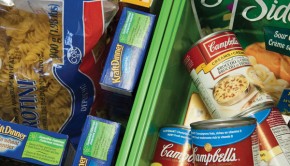 Food items from the HSF Food Bank